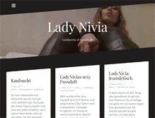 Tablet Screenshot of ladynivia.com
